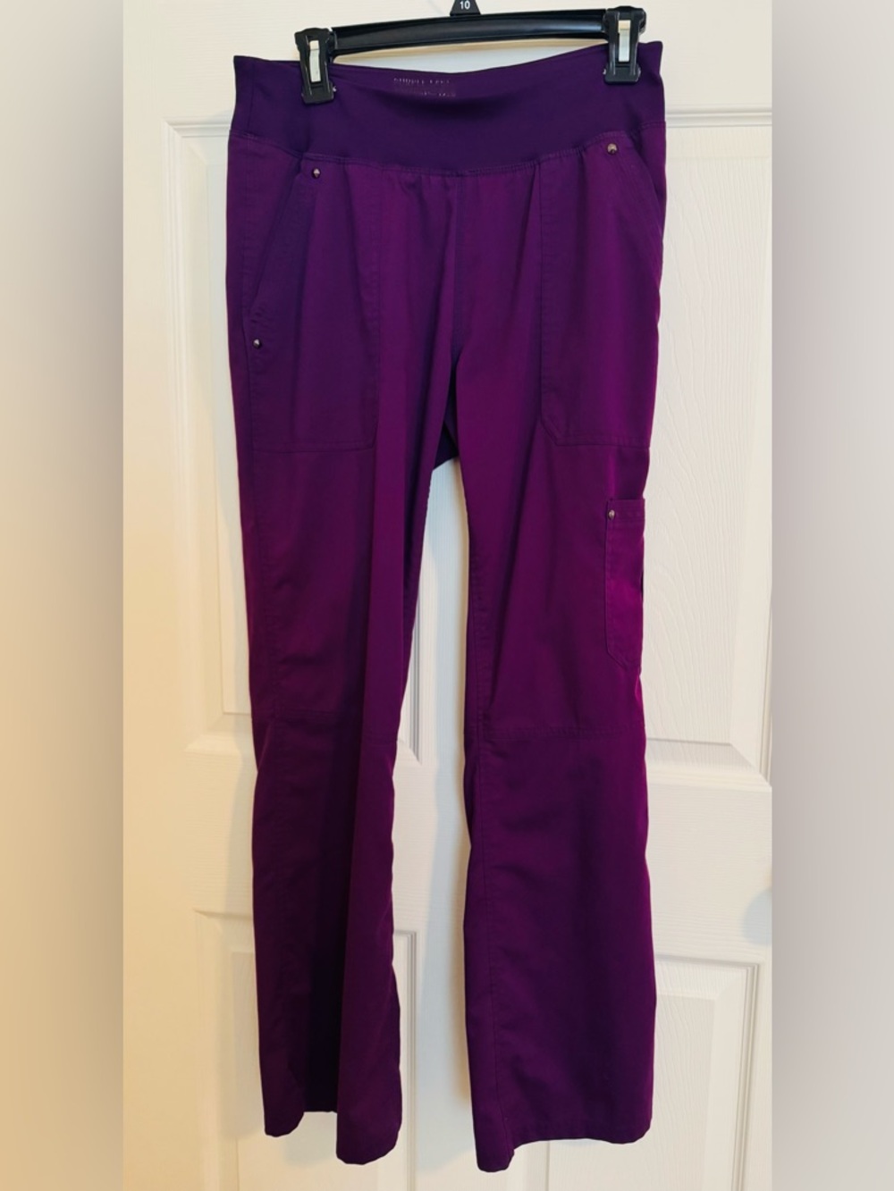 Plum Purple Label Yoga Scrub Pants, Small